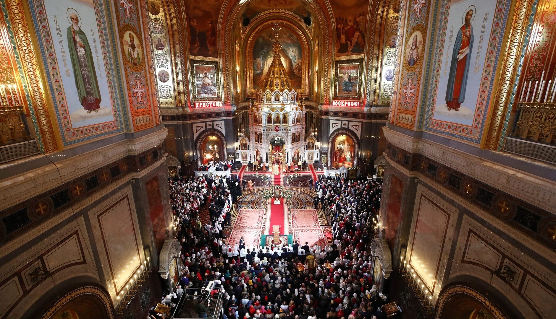 Easter at Russian Orthodox church