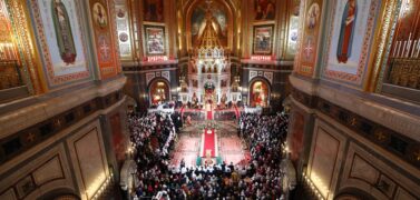 Easter at Russian Orthodox church