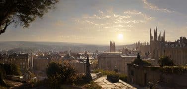 Rooftop view of the City of Bath