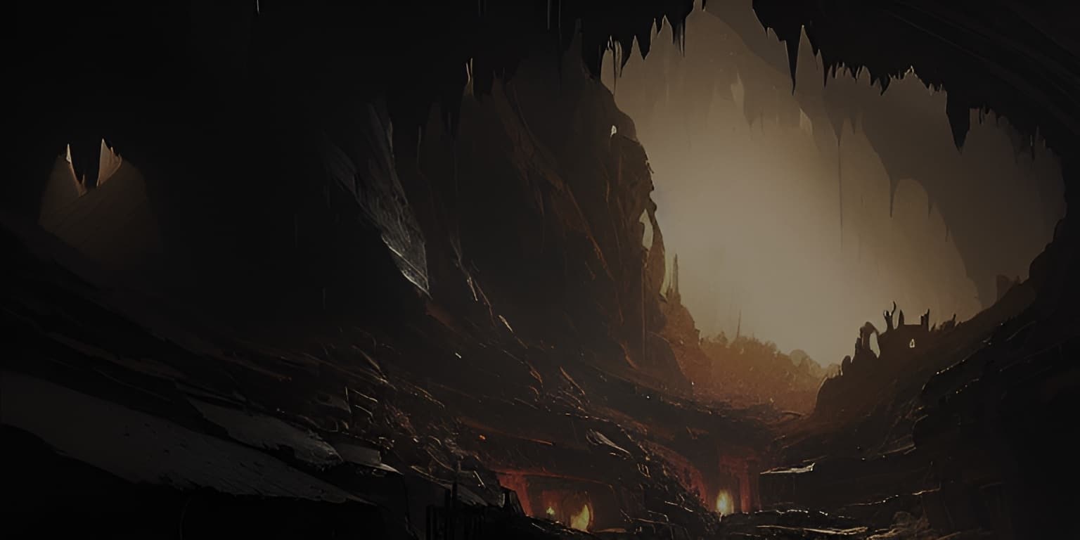 Dark cave